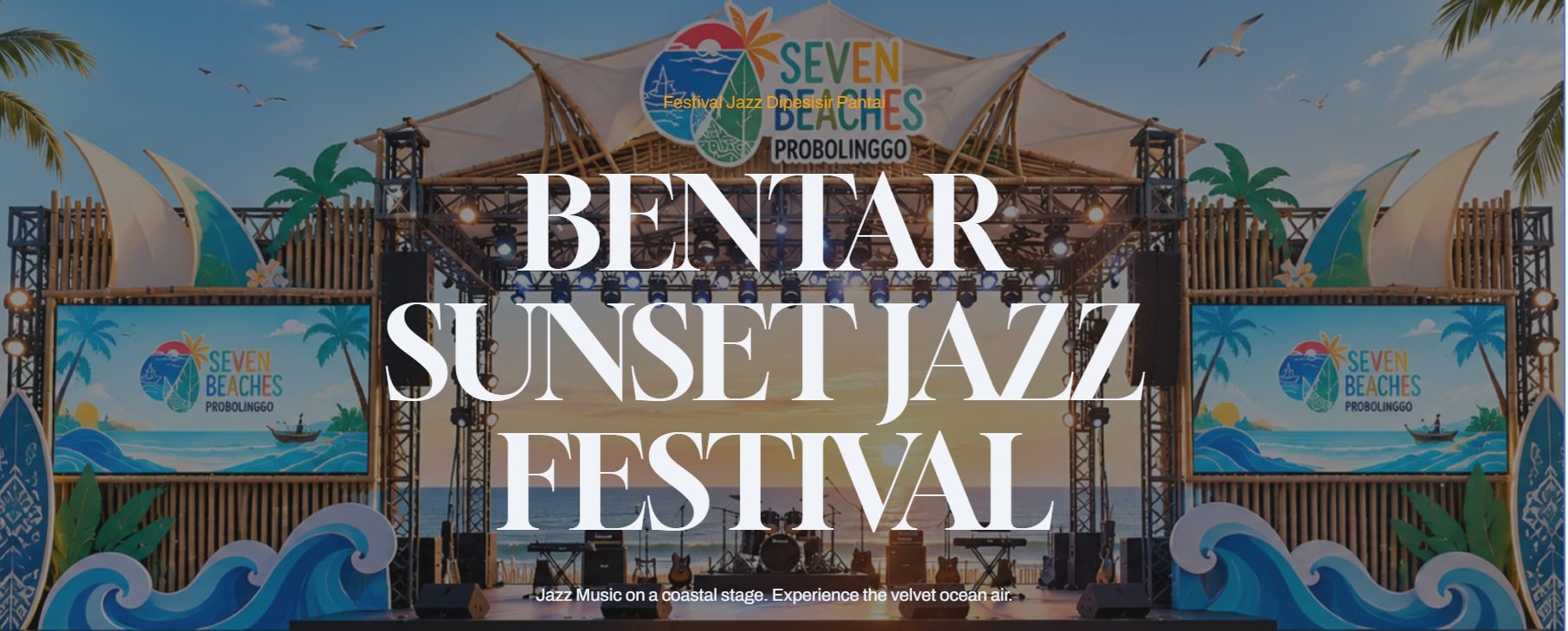 Gambar PRESALE I BENTAR SUNSET JAZZ FESTIVAL (SPECIAL 2 HARI)